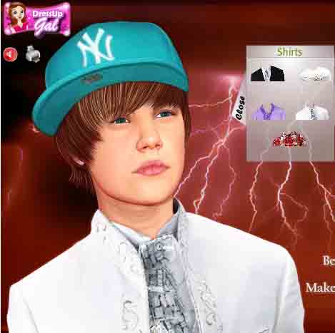jeux de Justin Bieber